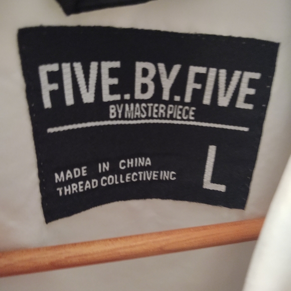 by 5 by Master piece  lightweight Zip-up Hooded Jacket. Husle - Picture 4 of 5